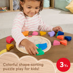 Fisher-Price Wooden Color Wheel Puzzle